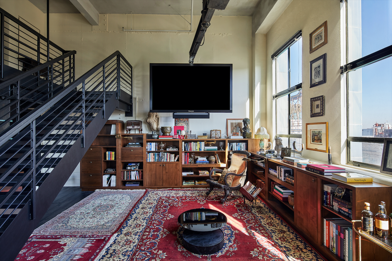 Zehana Interiors eclectic living and reading room design