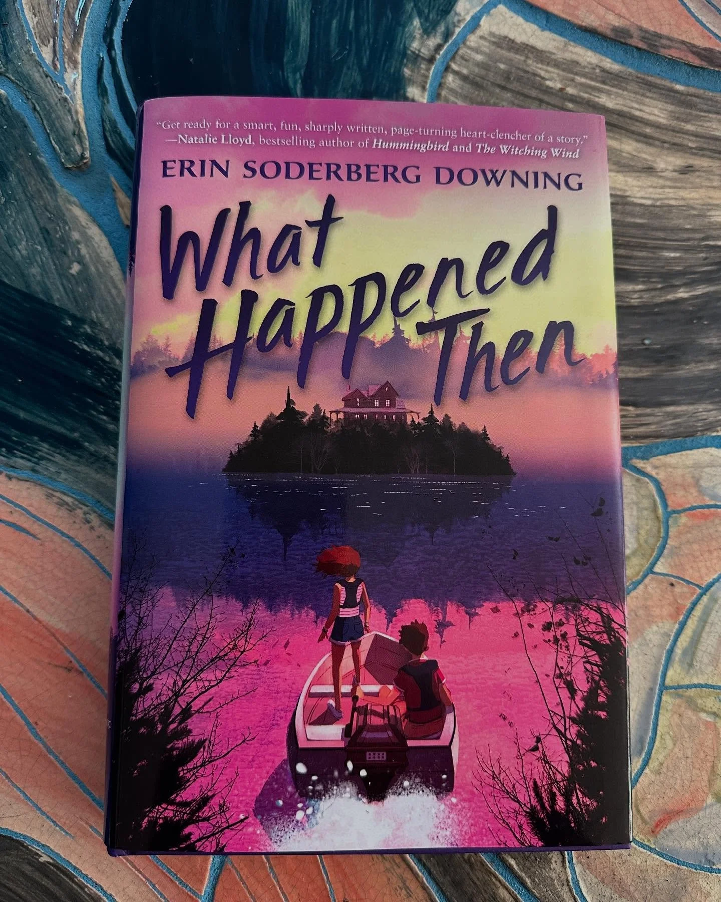 Looking forward to diving into this beauty by @erinsoderbergdowning ! Intrigue on an island? I&rsquo;m in!