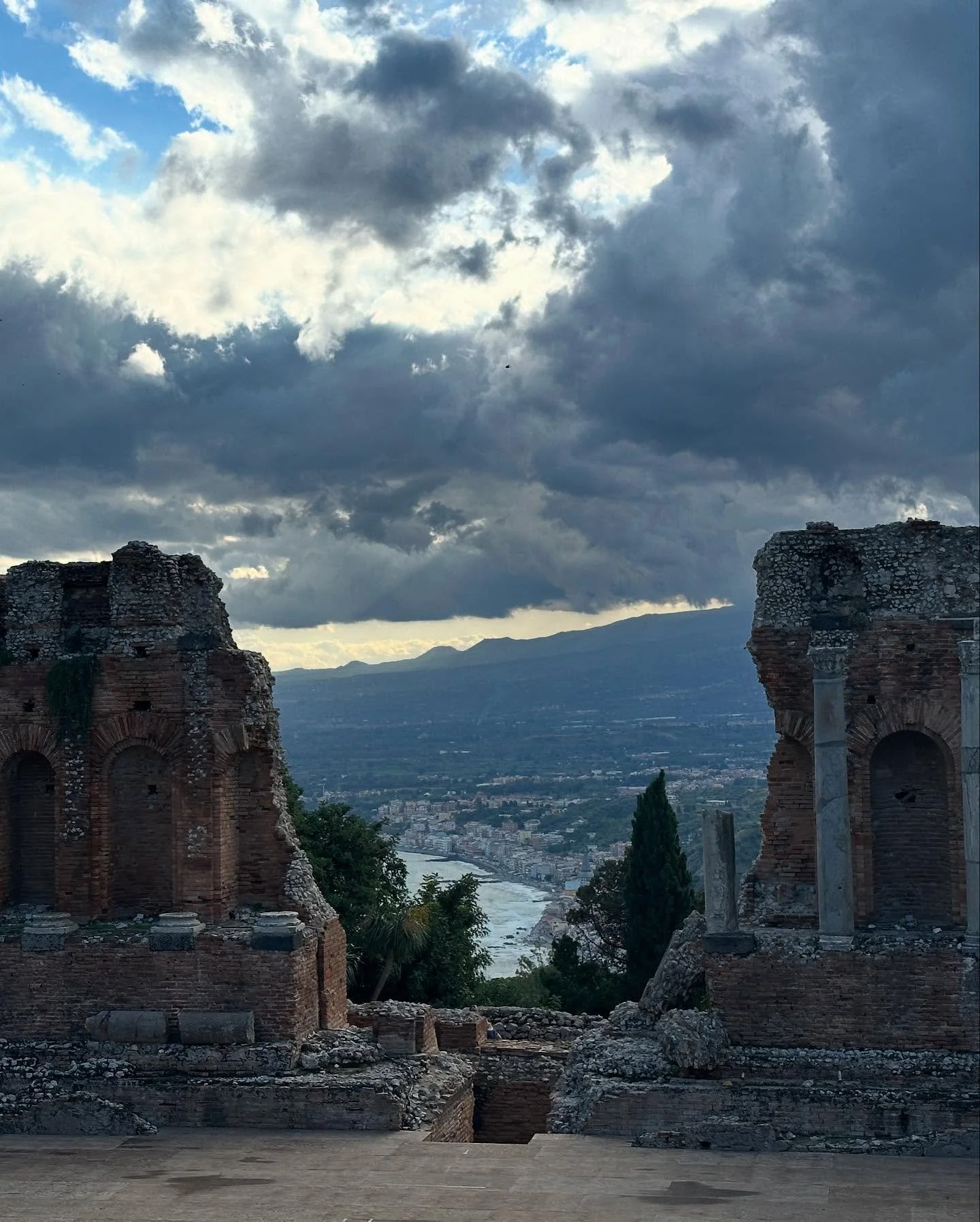 10 snaps from recent foray to Sicily—Greek ruins, views, ancient villages and cities, old trees, vineyards, beaches, ocean, a puffing volcano (some of these things not pictured. Also not pictured: litter—a lot of it. Sicily, c’mon!)