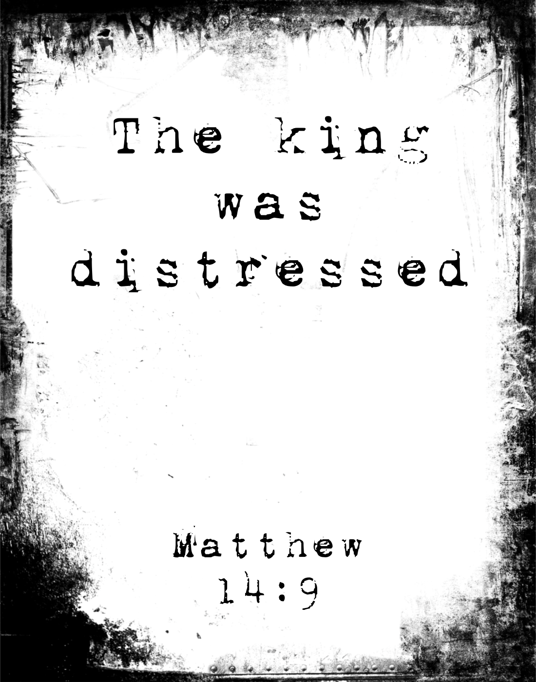 Matthew 14:9