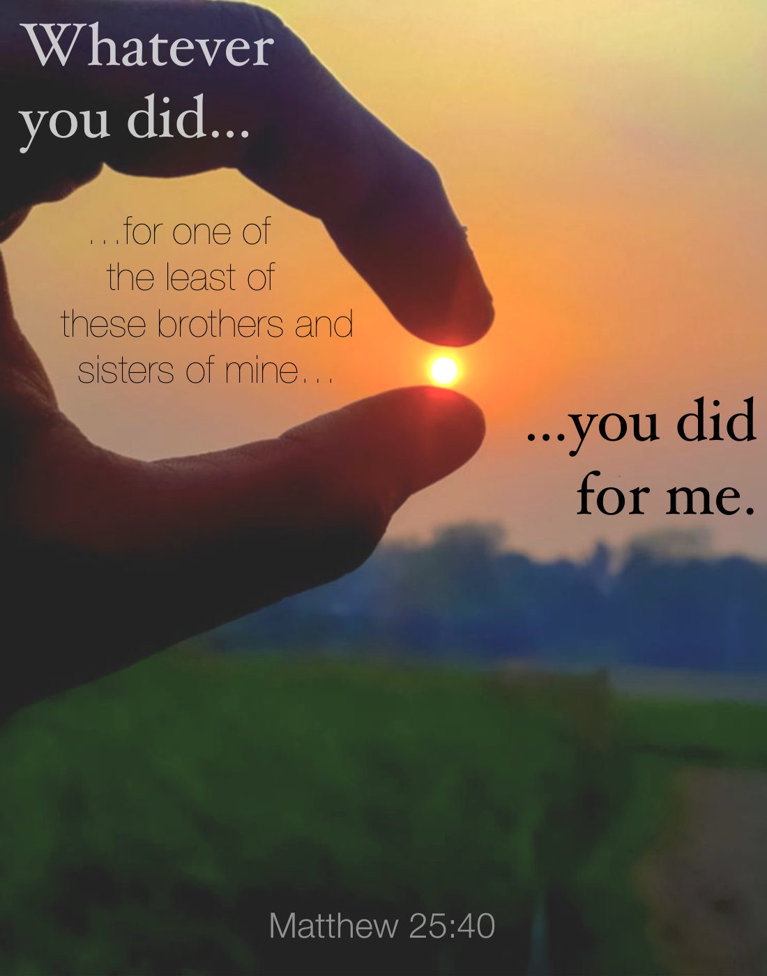 Matthew 25:40