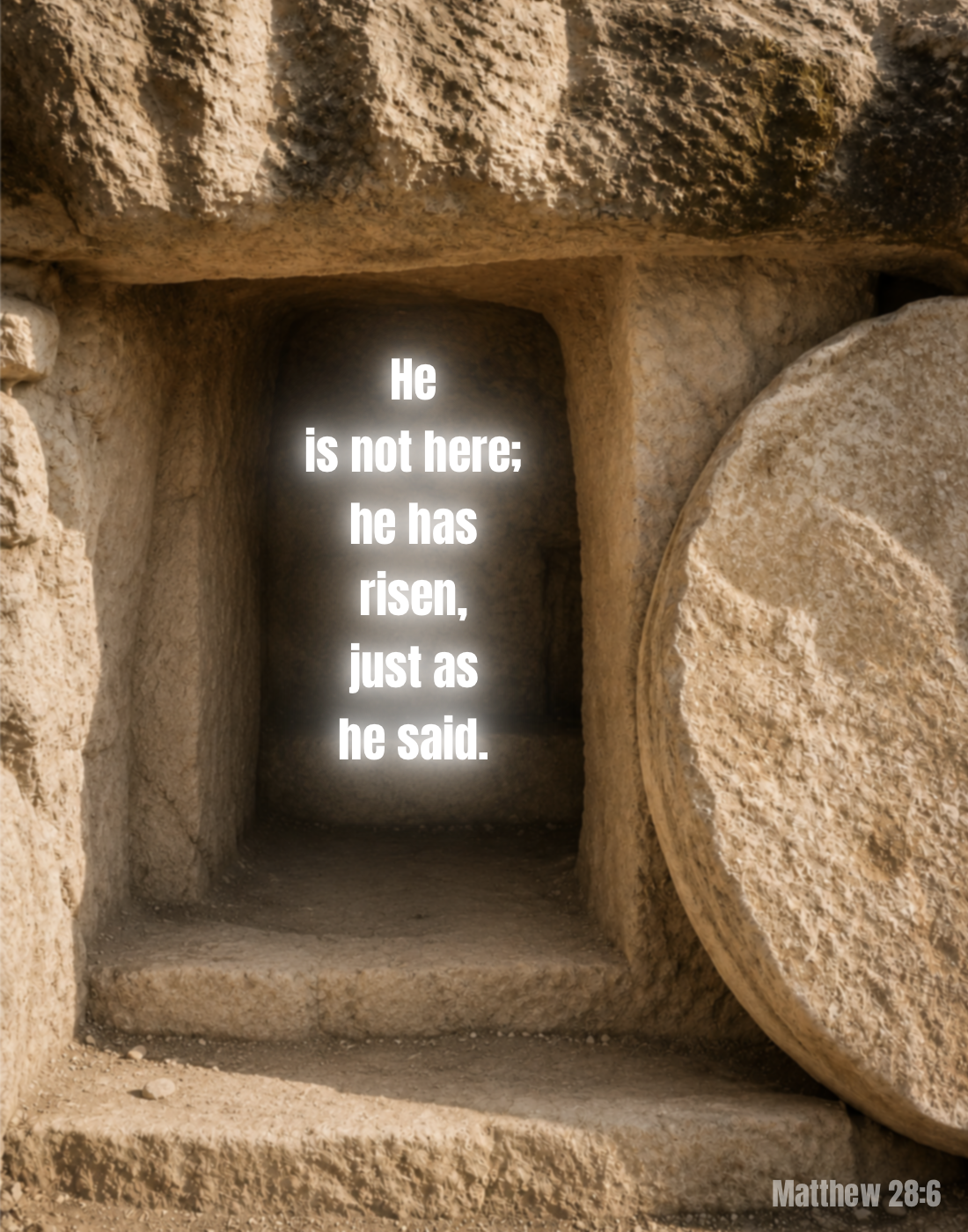 Matthew 28:6