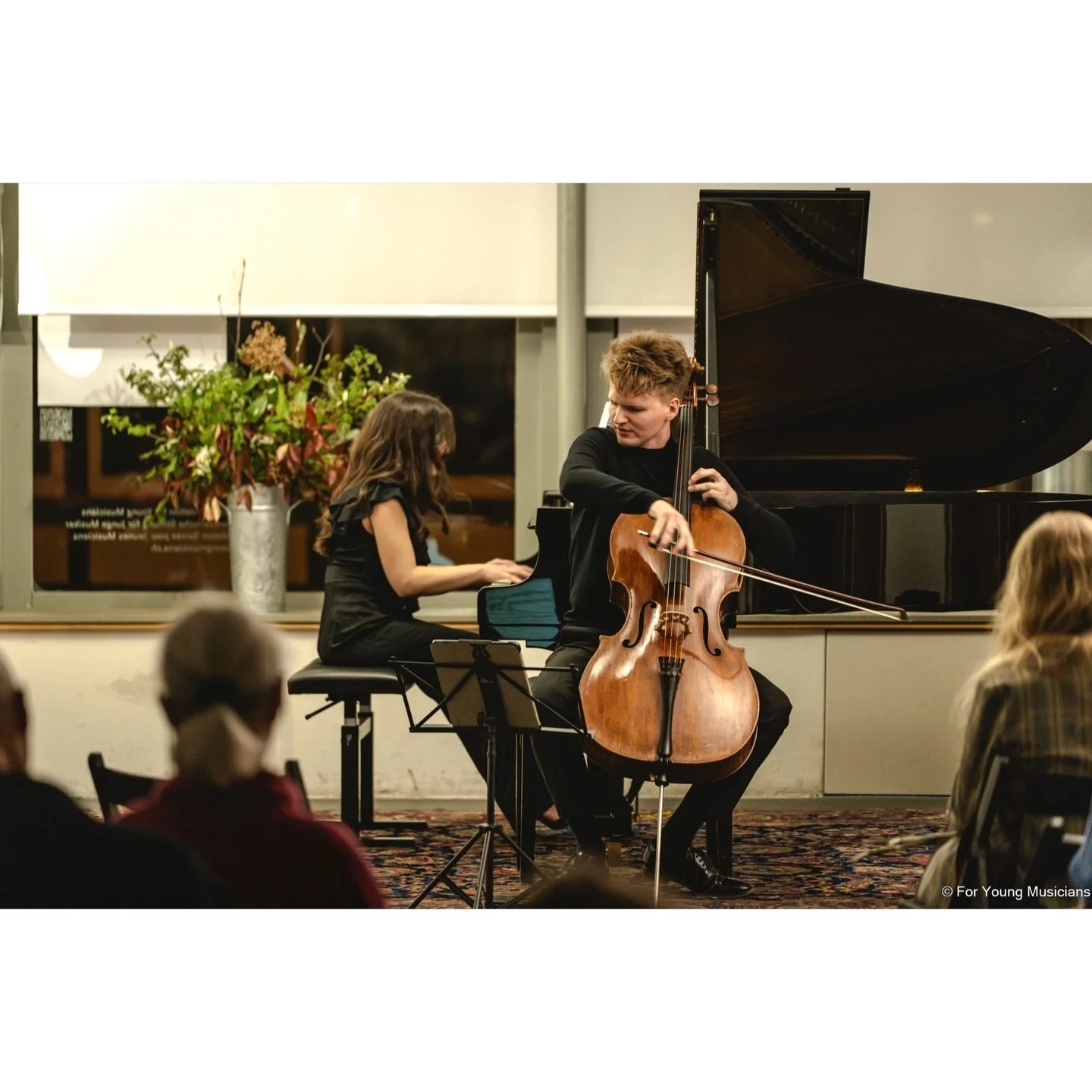 in Basel with @ana_bakradze &amp; @for_young_musicians ✨🇨🇭 
#cello #piano #basel #foryoungmusicians