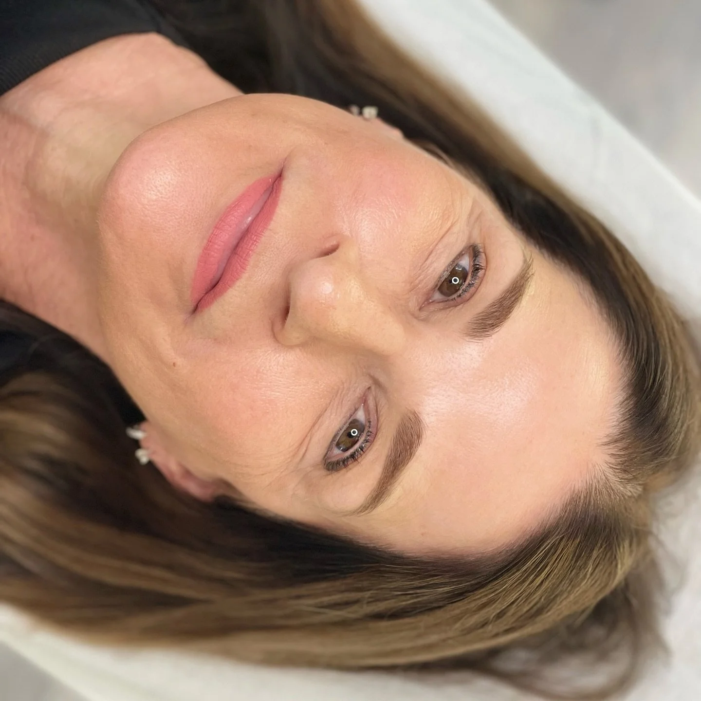 ✨Soft healed brows and liner (1 year) ✨ Artist Julie