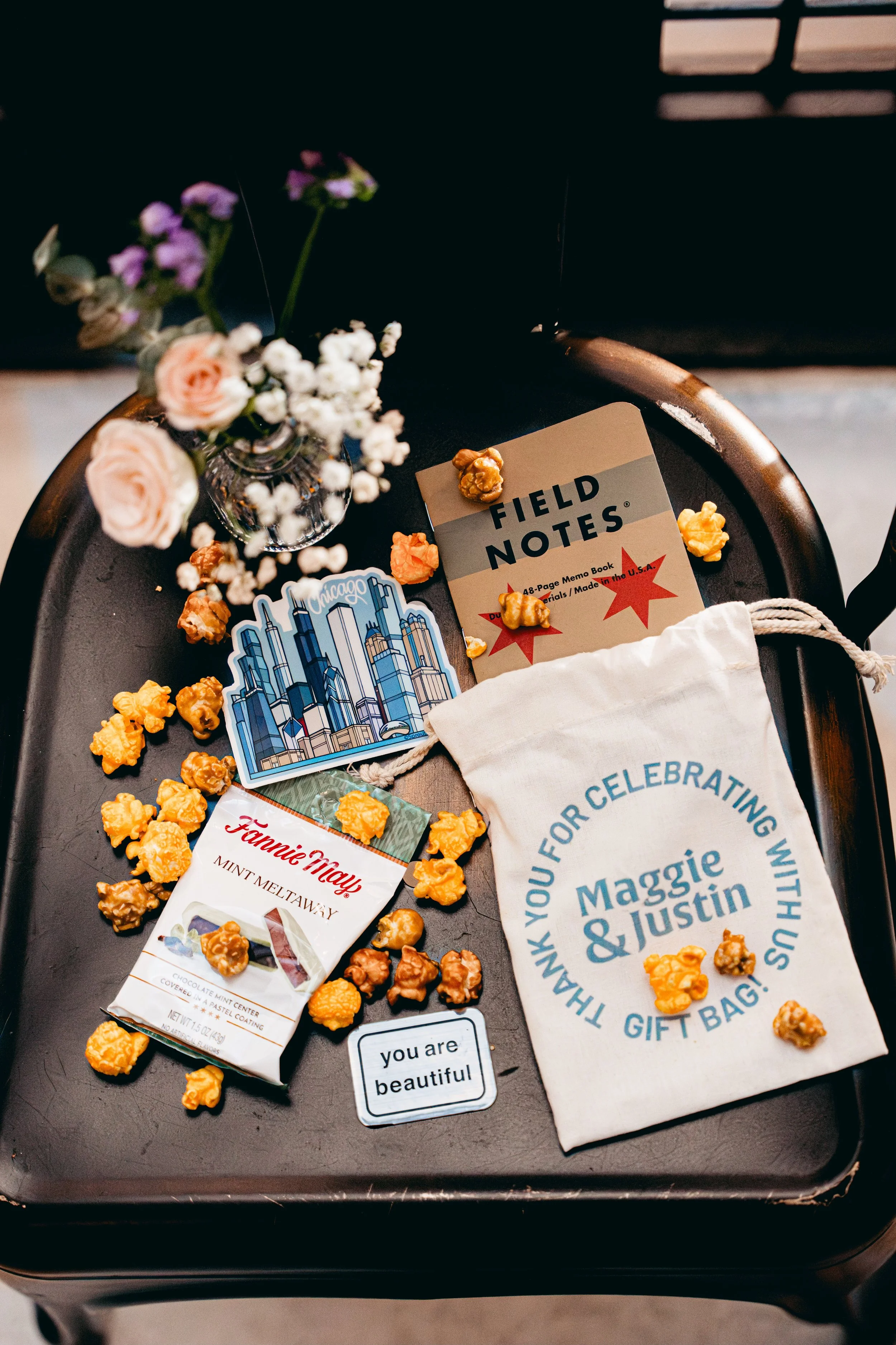 Wedding favors, Event Swag, Attendee Gift Boxes Send Some Chicago