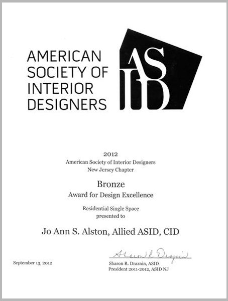 Interior Designers Award