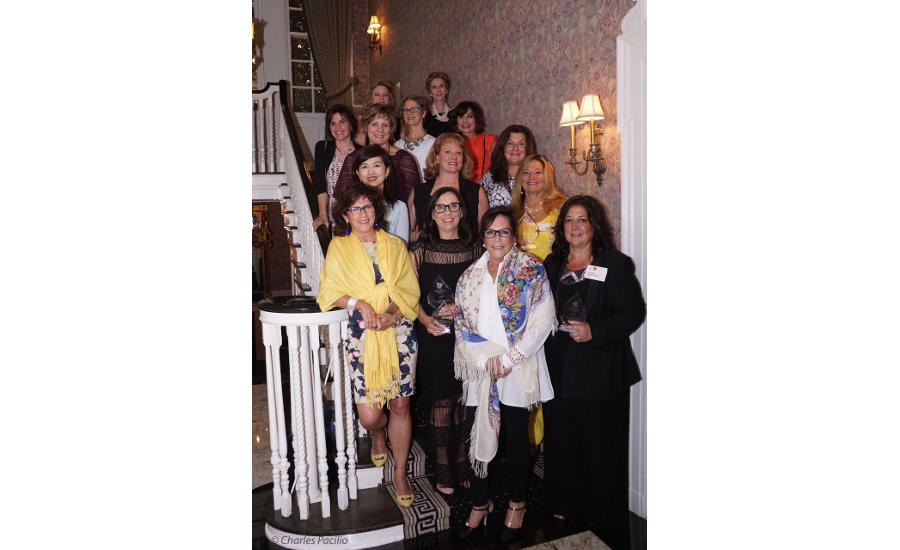 Bottom row (L to R): Nancee Brown; Beth Insabella Walsh; Ivee Fromkin; Anna Maria Mannarino (current chapter president). Second row (L to R): Hong Jin; Suzan Lucas Santiago; Ria Gulian. Third row (L to R): Sharon Sherman; Marina Klima Goldberg. Fourth row (L to R): Maria Bevill; Tracey Stephens; Sheila Rich. Back row (L to R): Jo Ann Alston; Virginia Zonfrilli. Not pictured: Diane Durocher; Karen Topjian; Karla Trincanello; Linda Wagner.