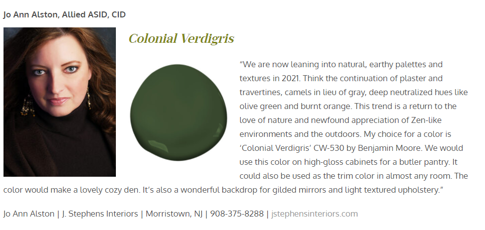Design NJ: Designers' Favorite Colors