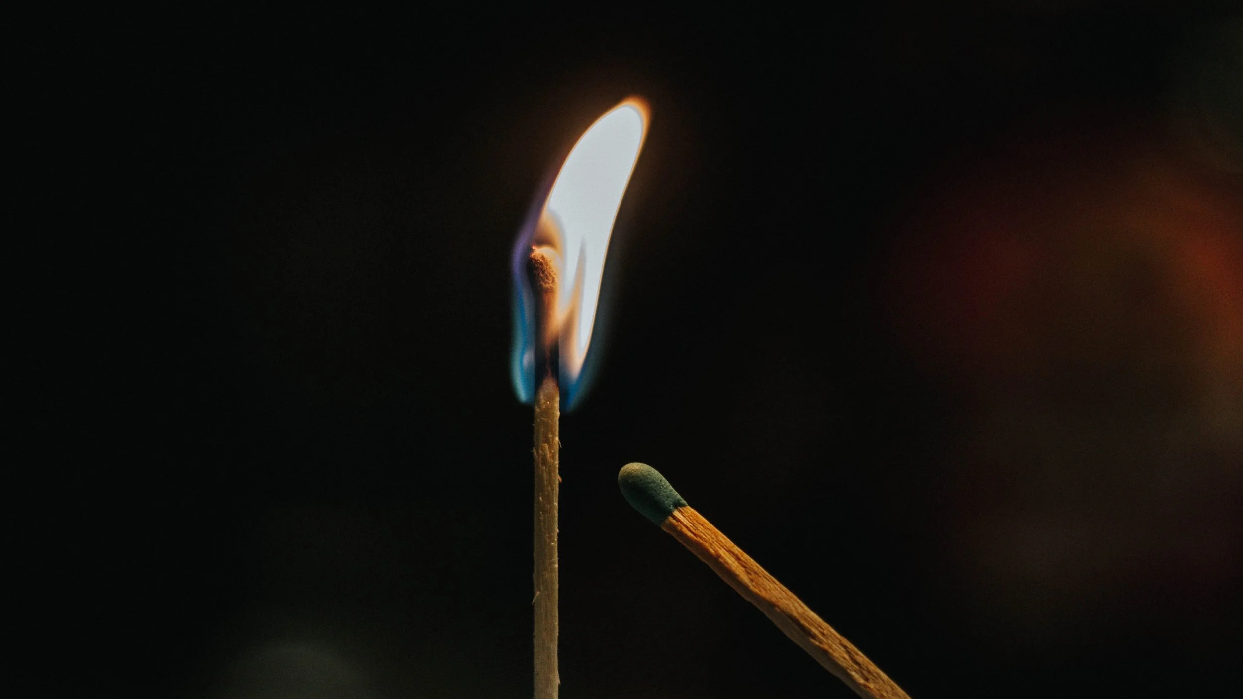 Find your blue flame