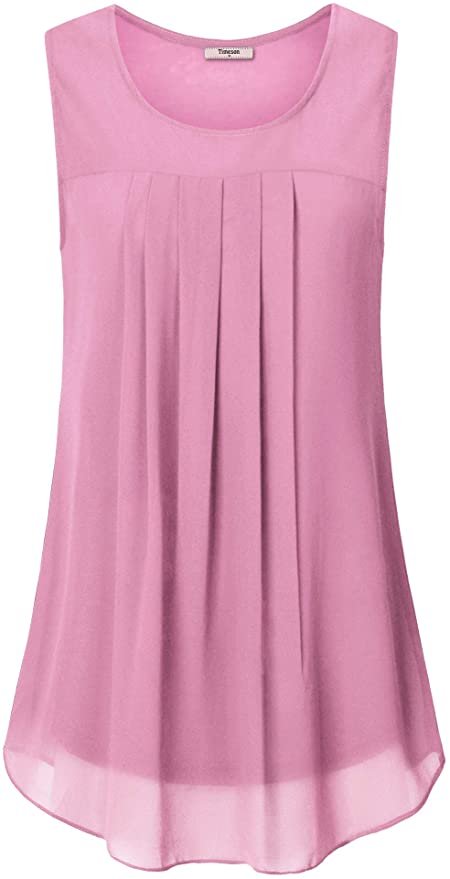 Timeson Sleeveless Chiffon Tank