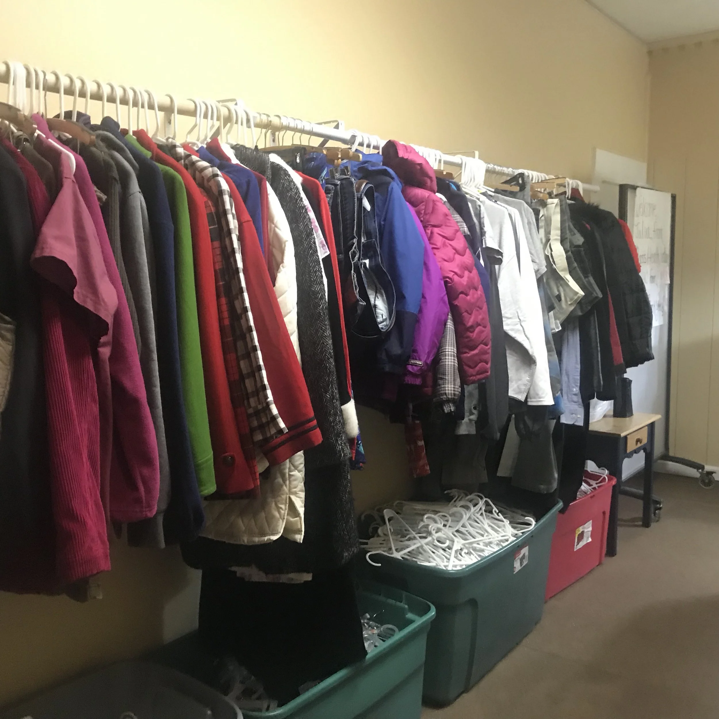 Warm staples are a huge help to the community in need.