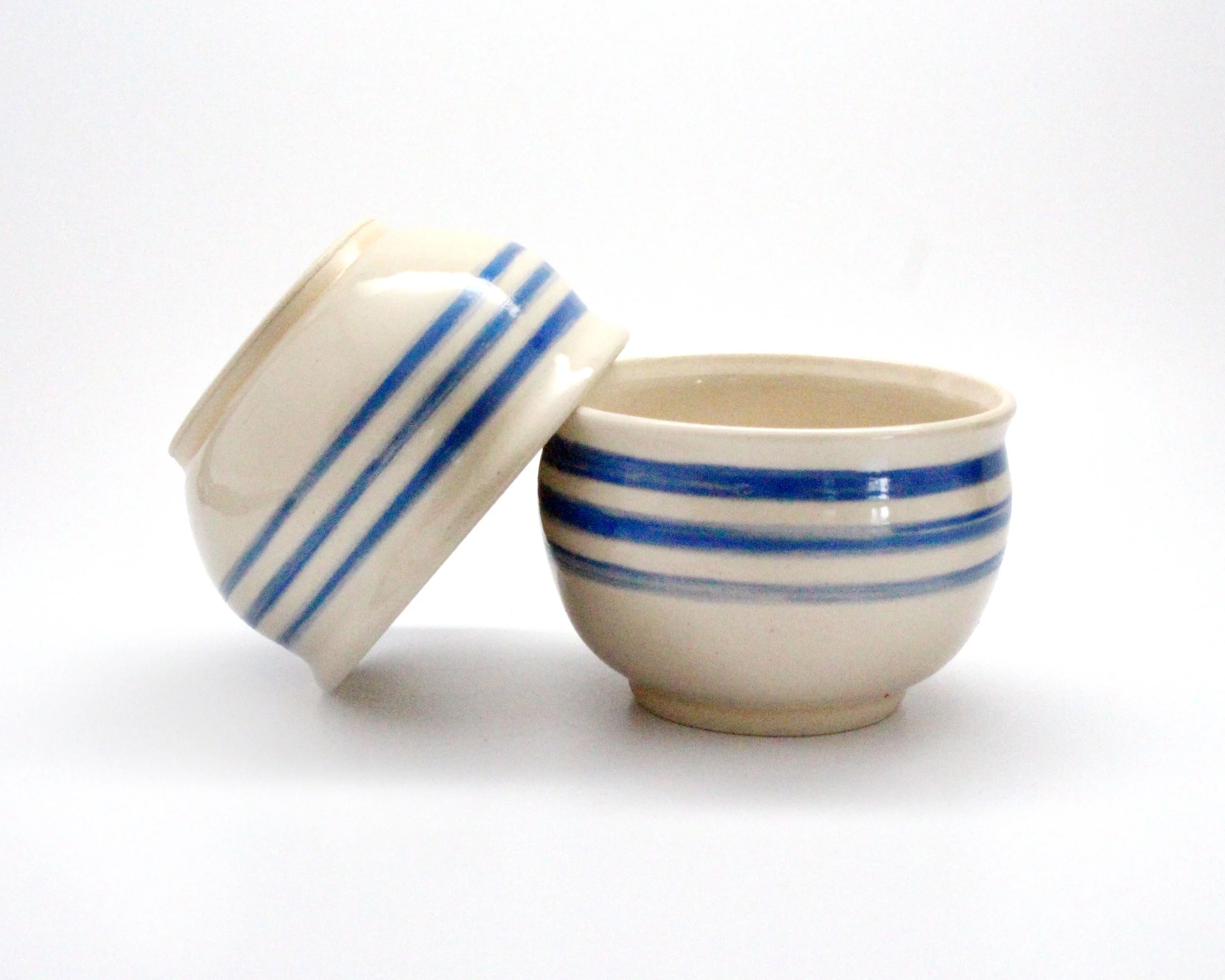 Ice Cream Bowls - Set of 2 (Stripe)