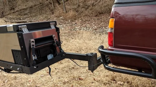 Fridge Slide A Diy Alternative For Truck Or Vehicle Camping