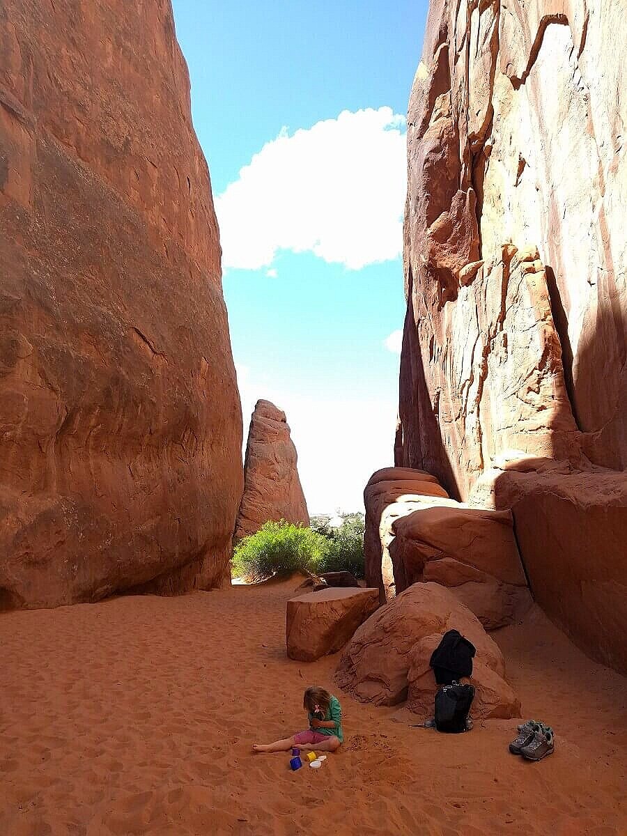 Visiting Arches National Park in Moab, Utah with kids.