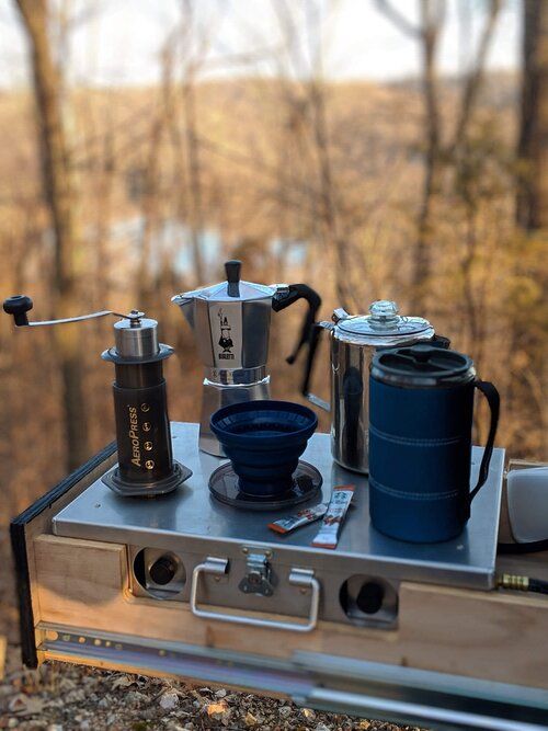 How to Make Campfire Coffee in a Percolator - Adventures of Mel