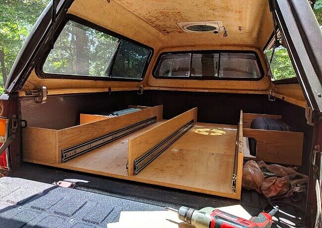 Build The Ultimate Truck Bed Sleeping Platform For Camping Take - Diy Truck Bed Camper Designs