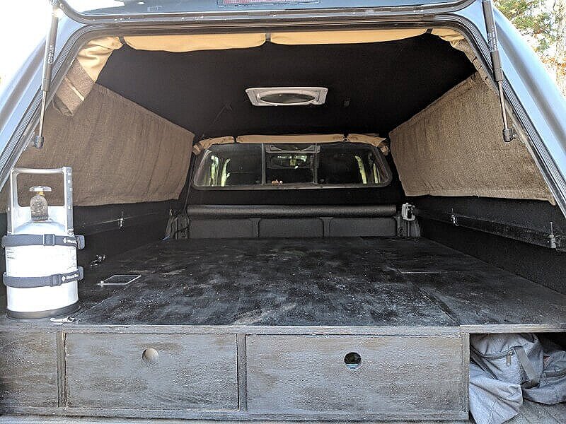 truck bed mattress platform