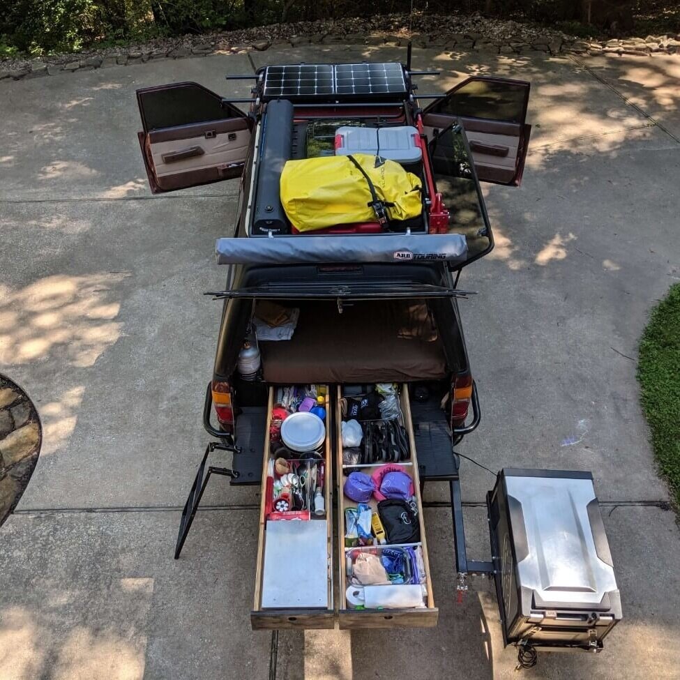 Truck Bed Camper Interior: Organization and Space-Saving Storage Ideas