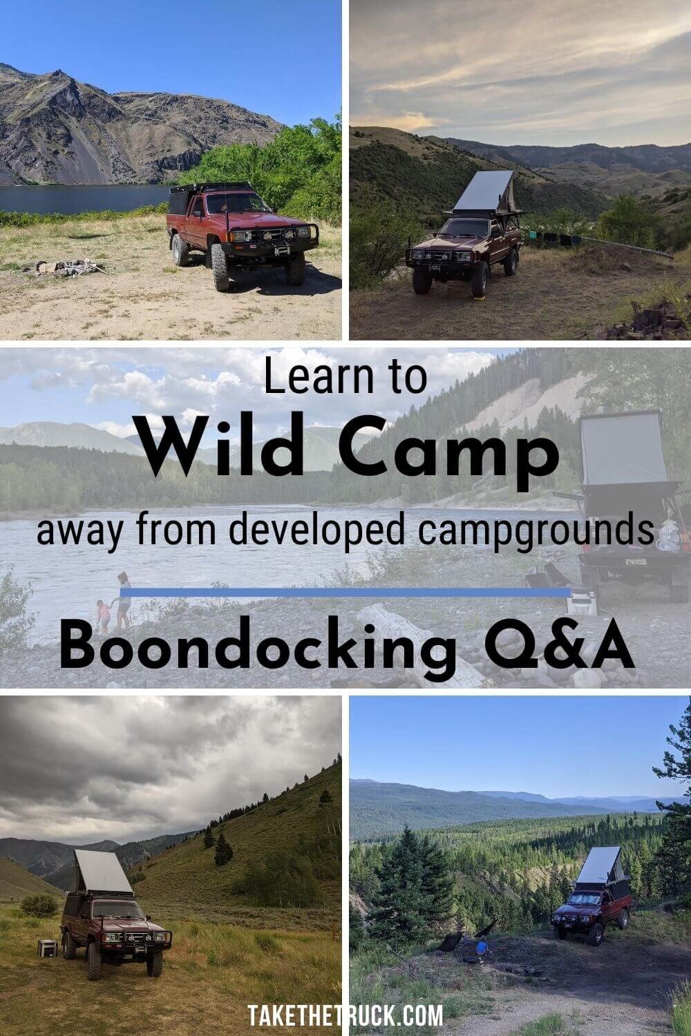 If you haven't gone primitive camping off grid and don’t think you know how, read this post! It’s full of boondocking and wild camping tips, ideas, and gear to make wild camping comfortable.