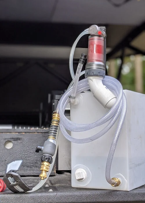 Overland Shower: A DIY Camping Shower and Water Container | Take The Truck