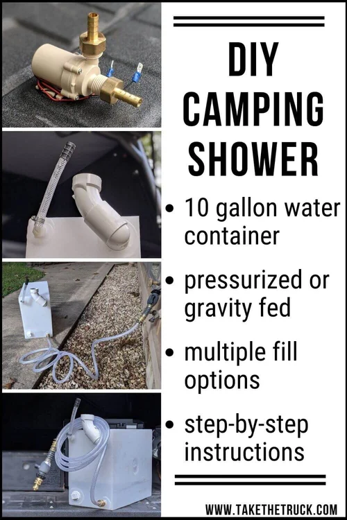 Overland Shower: A DIY Camping Shower and Water Container | Take The Truck