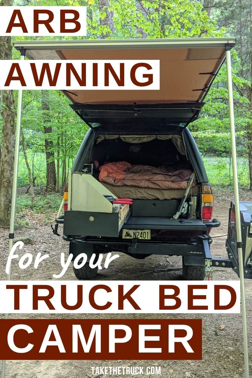 Truck Camper Awning: How to Install a Rear Awning for Truck Camping ...