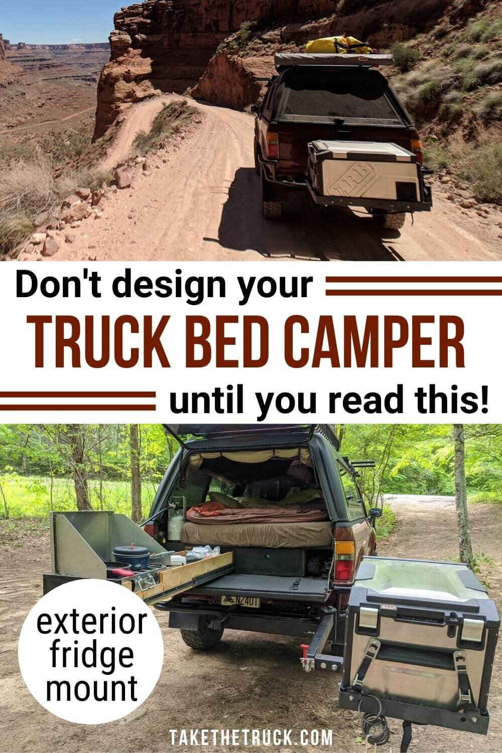 Rather than using a camping fridge slide, check out this DIY camping fridge hack for mounting off your hitch! This idea works especially well when truck bed camping with an ARB Elements Fridge.
