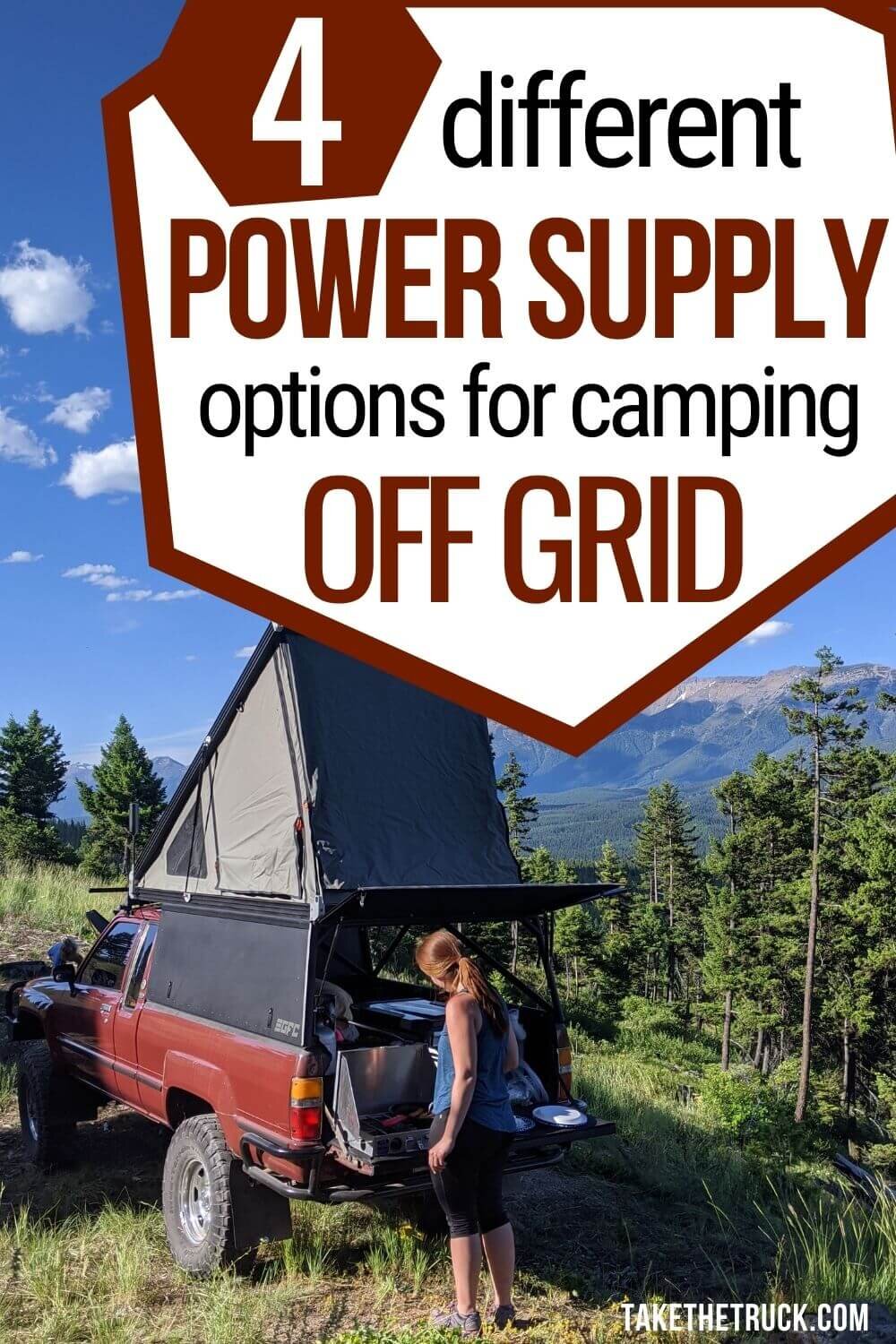 Portable camping power supply is a big choice! This post outlines 4 camping power supply ideas - your vehicle’s battery and inverter, a dual battery setup, or using a solar or gas inverter generator.