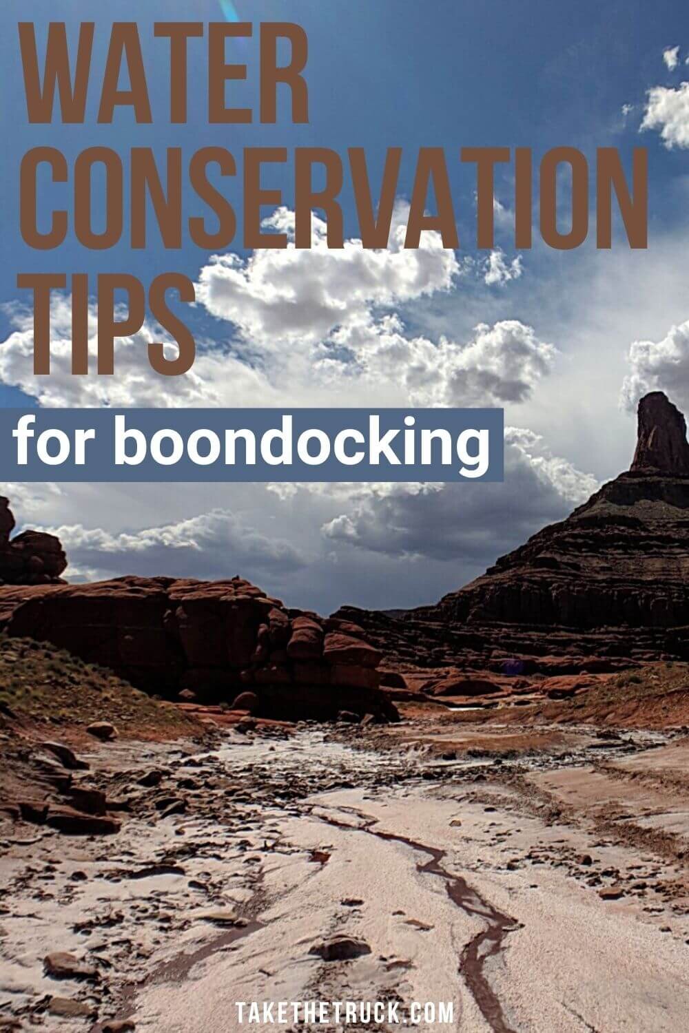 This post is all about wild camping hacks and boondocking tips on conserving water when camping with no hookups. Special tips for saving water when tent, car or truck camping with minimal water.