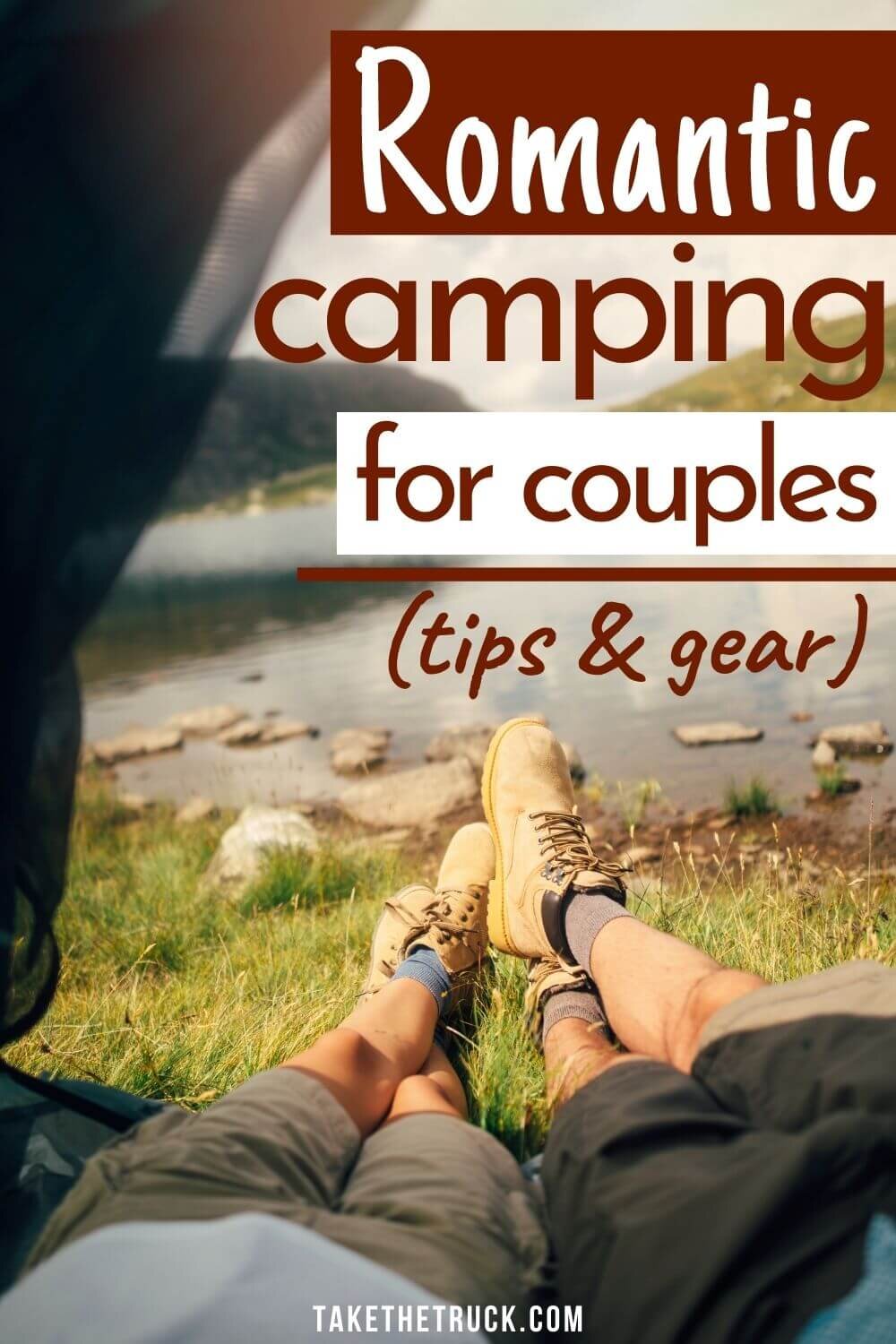 This post is about romantic camping for couples! Tips on planning the perfect camping date  night are given, from location to great mood-setting accessories. Up your romantic camping game!