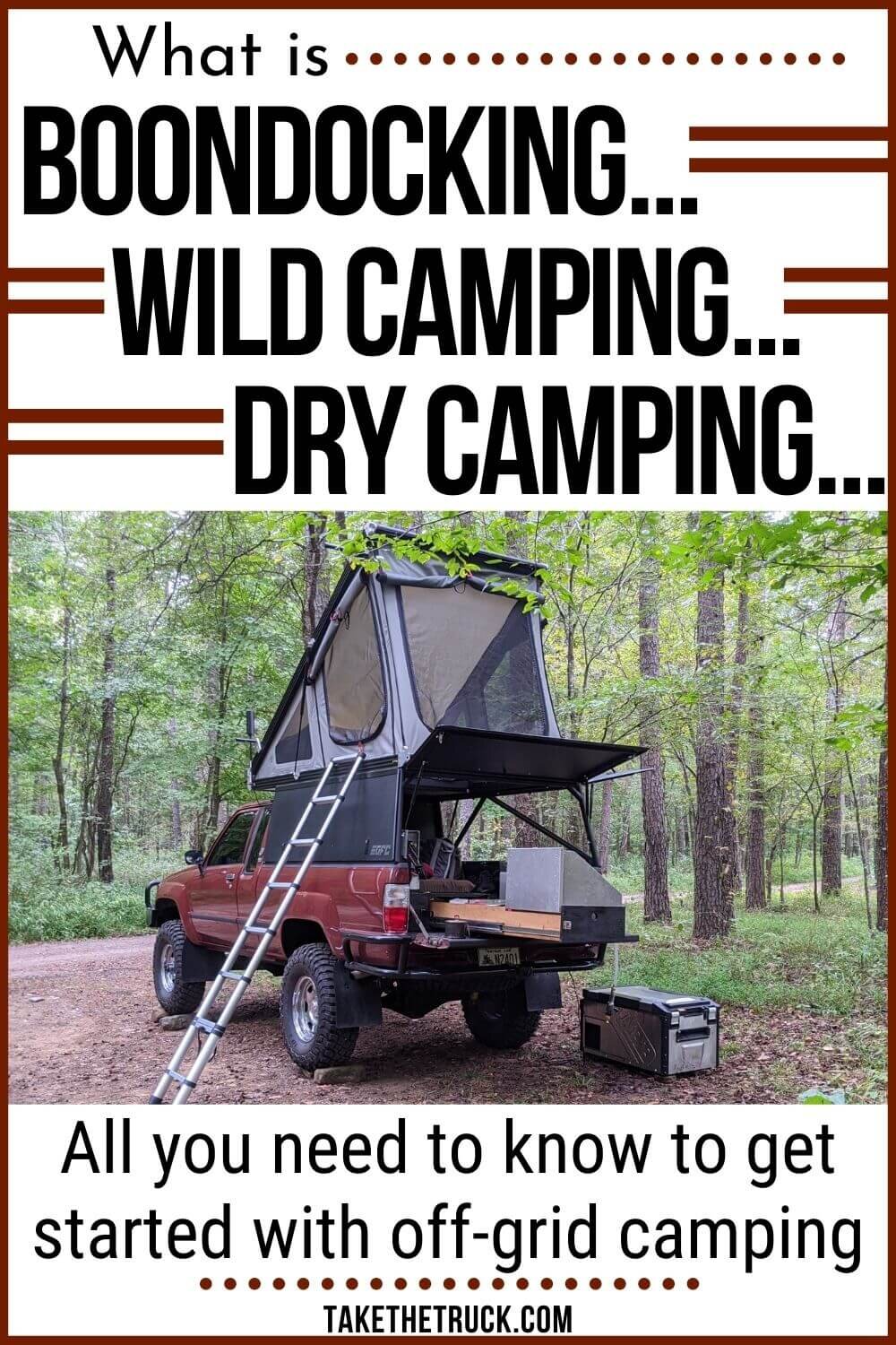 If you’ve never gone primitive camping off grid and don’t think you know how, read this post! It’s full of boondocking and wild camping tips, gear, and ideas to make wild camping comfortable.