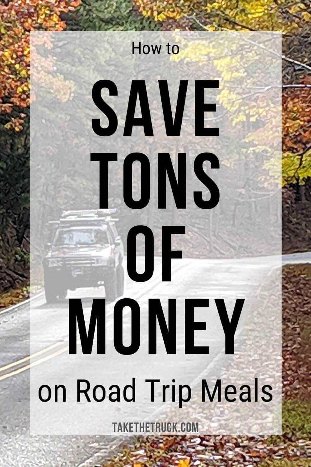 Learn how to save money on food on a road trip with these eight simple road trip food and meal tips. Budget road trip meals and food can be healthy, good, and help you save money.