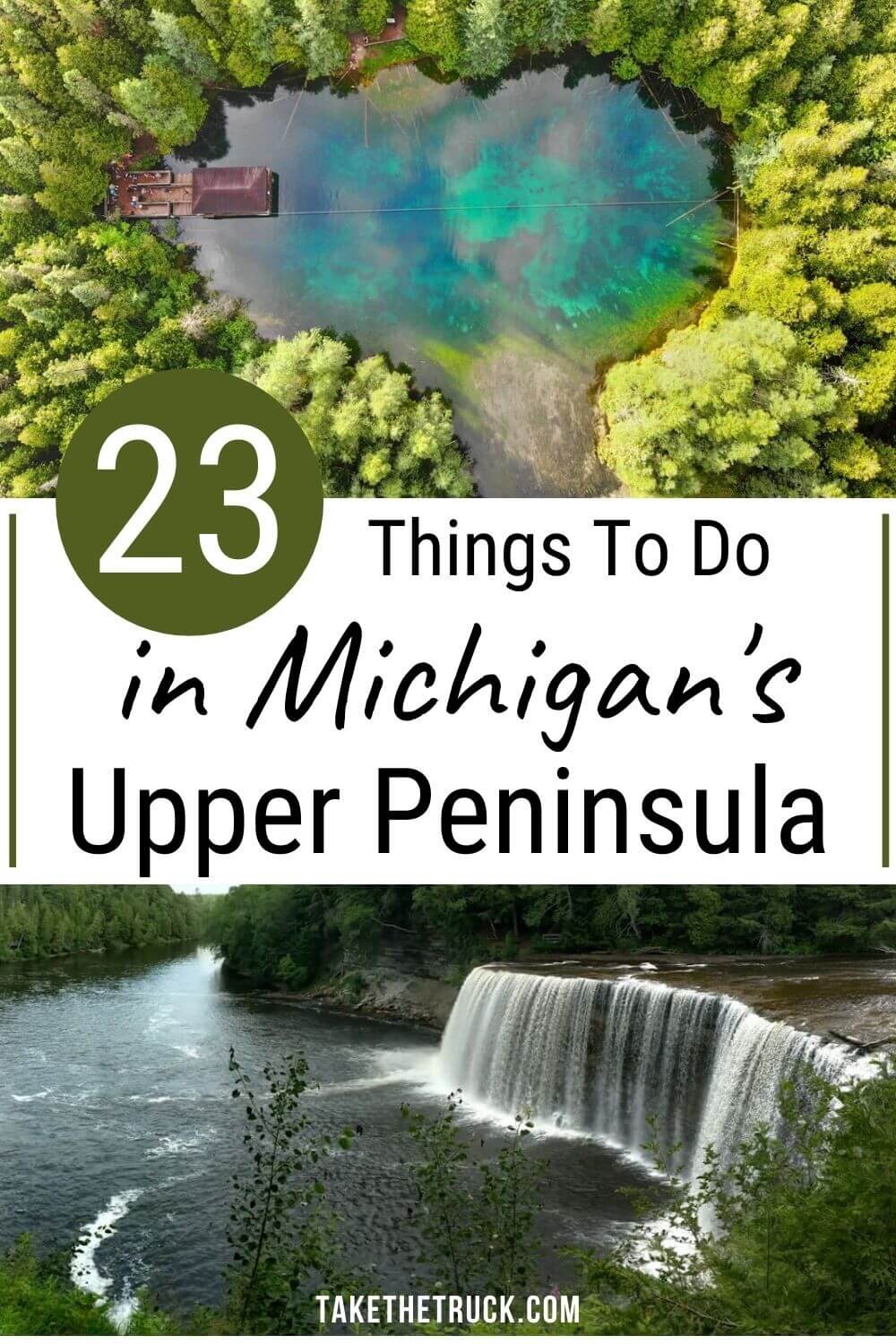 Plan your Upper Peninsula road trip or vacation with these 23 things to do in the U.P. of MIchigan- forests, hiking, parks, lighthouses, great lakes, attractions, off-roading -something for everyone!