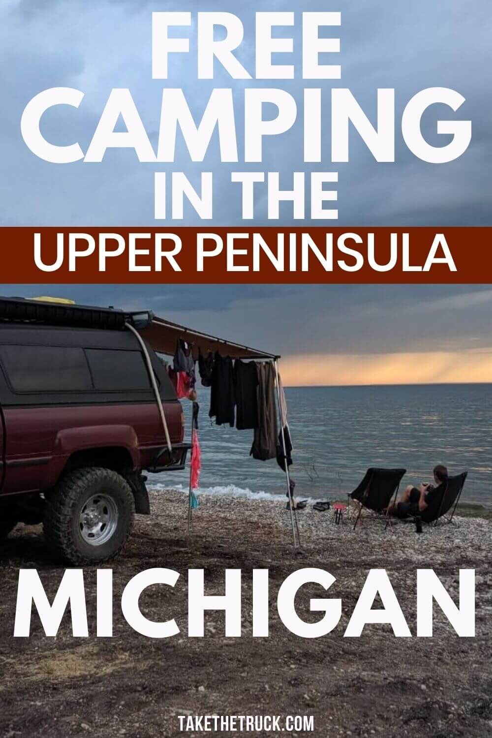 Check out these 12 free camping spots in Michigan’s Upper Peninsula if you’re planning a budget road trip around Michigan or an upper peninsula camping trip! Camp for free in the Upper Peninsula!