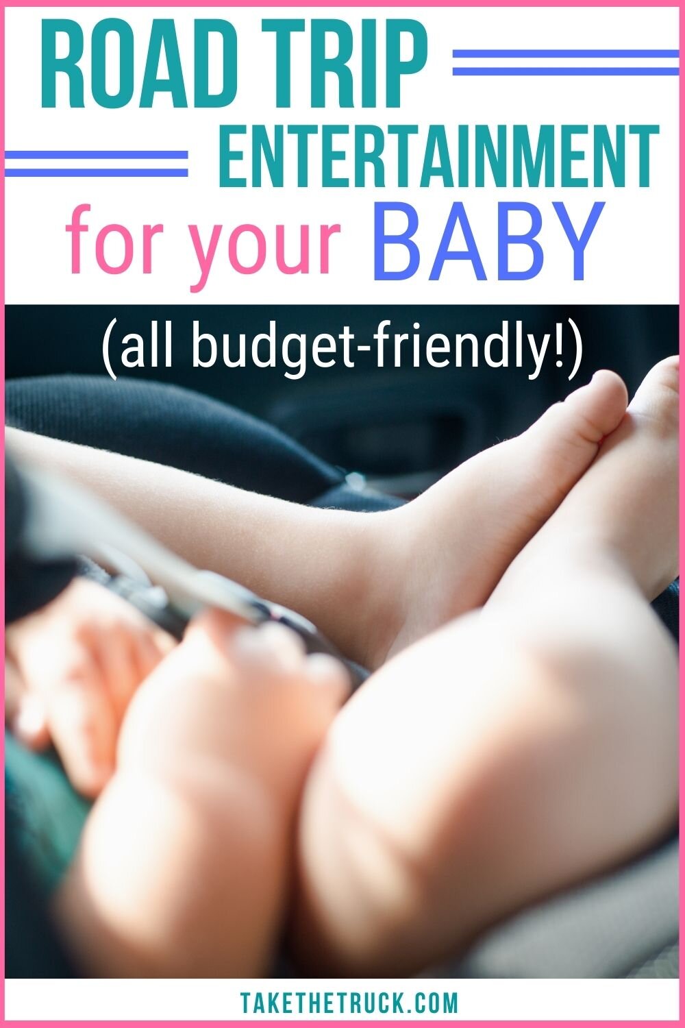 If you’re taking a budget road trip with your baby, read this post for inexpensive travel toys just right for a baby or one year old. Don’t spend your money on road trip travel toys for baby!