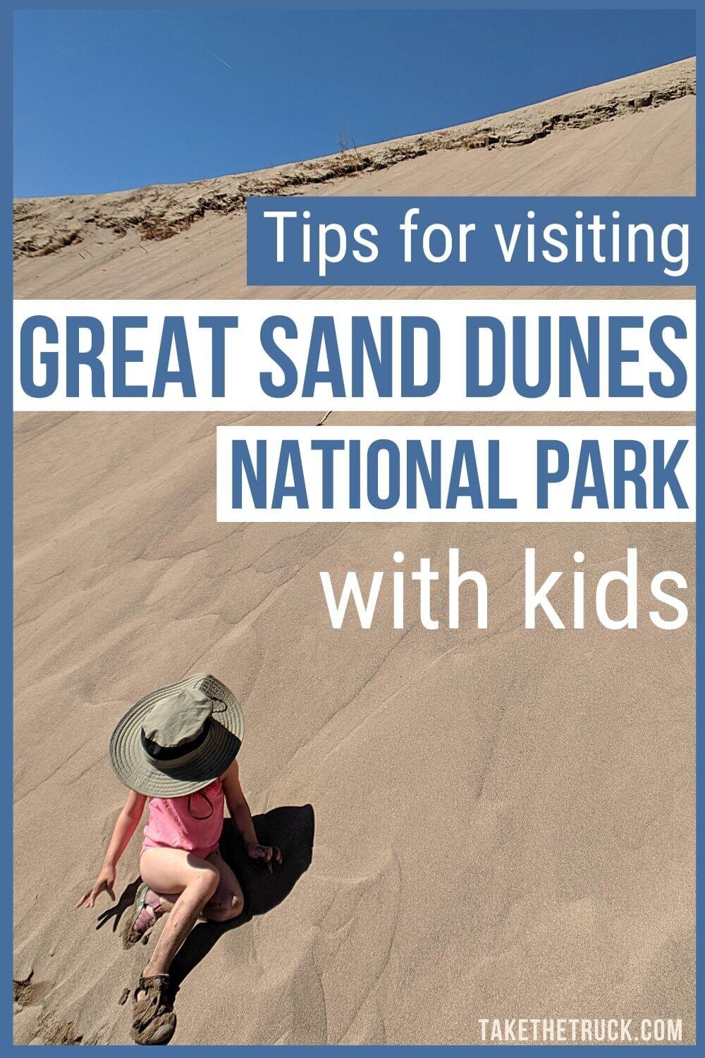 Visit Great Sand Dunes National Park with kids for a relaxing family vacation in Colorado! Check out this post to see why Sand Dunes National Park should be on your bucket list with kids.