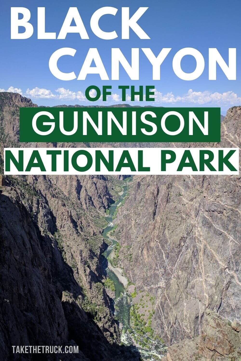 Black Canyon of the Gunnison is a small Colorado national park. This post gives all you'll need to know before visiting Black Canyon National Park, including Black Canyon of the Gunnison hiking tips!