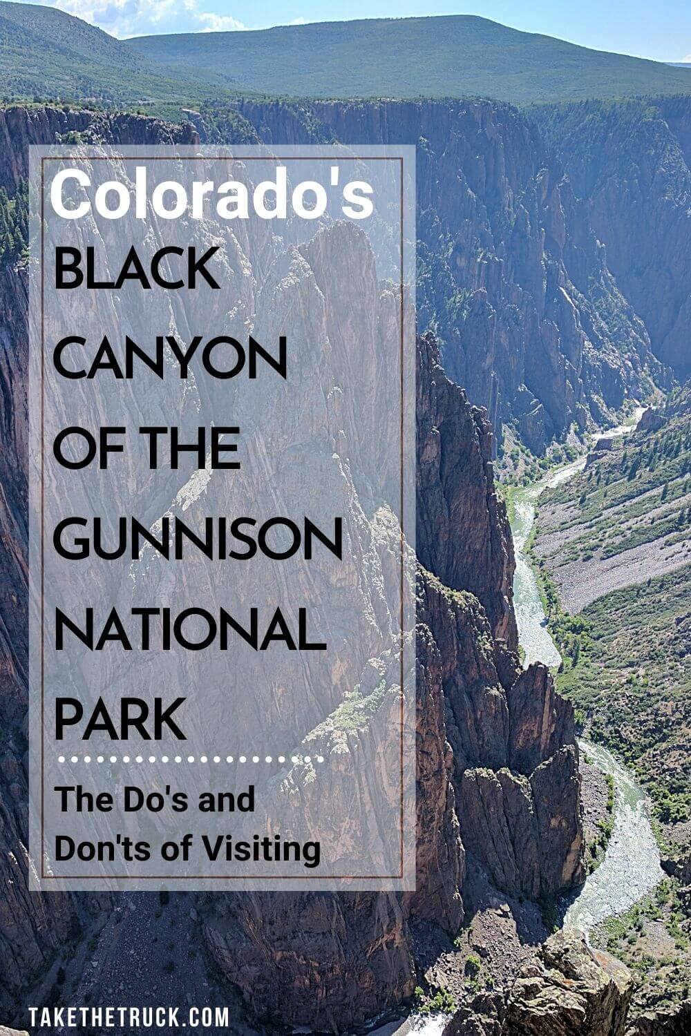 Black Canyon of the Gunnison is a fun Colorado national park. This post gives all you need to know before visiting Black Canyon National Park, including Black Canyon of the Gunnison hiking tips!