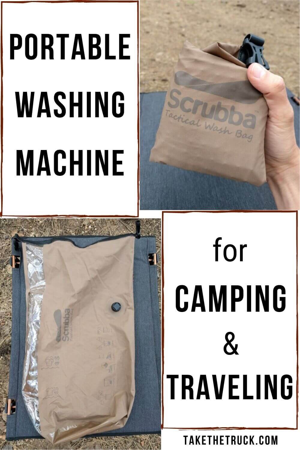 This Wash Bag Makes Cleaning Your Clothes While Camping As Easy As