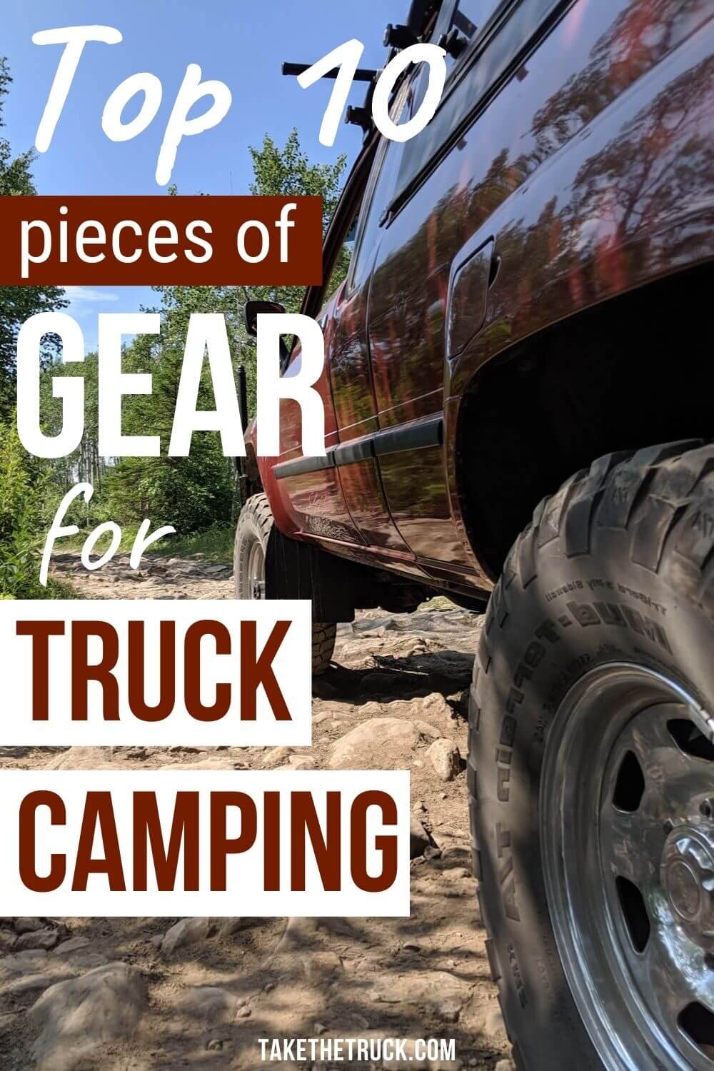 Ten great outdoor Christmas gift ideas for camping friends and outdoor lovers-especially for truck bed camping!