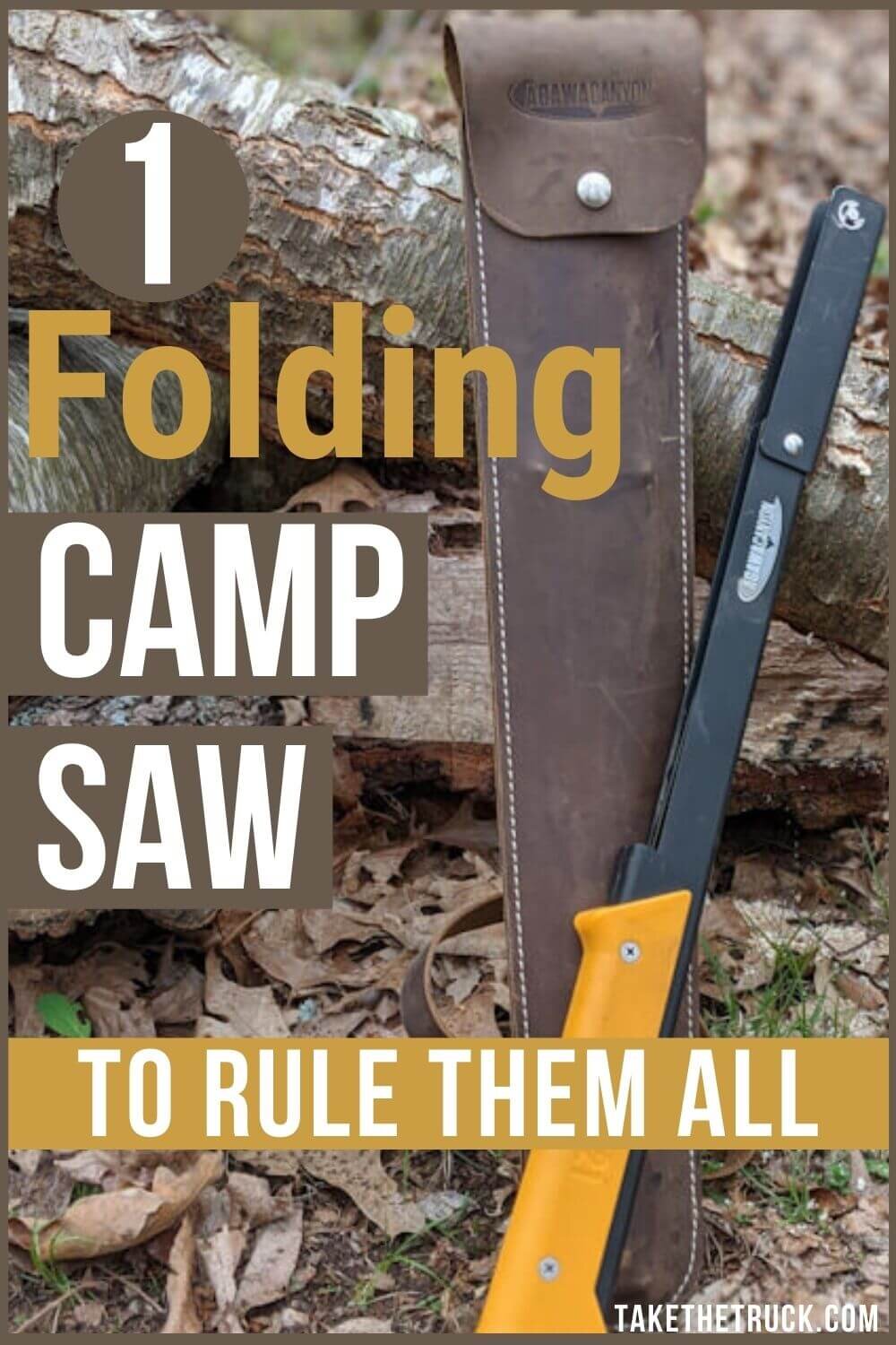 World Famous Folding Camp Saw with High Grade Steel Blade 