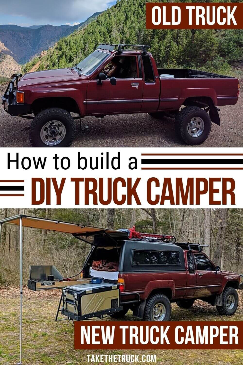 Tons of posts about how to build a DIY truck camper and budget overland vehicle! From the truck bed camping sleeping platform to overlanding gear to the truck bed camping interior, it’s all here!