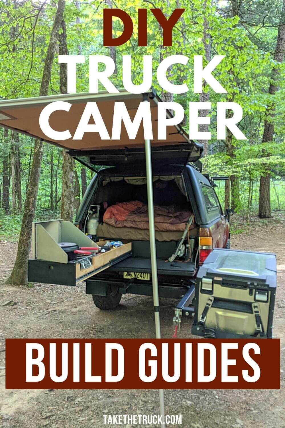Tons of posts all about how to build a DIY truck camper and budget overland vehicle! From the truck bed camping sleeping platform to overlanding gear to the truck bed camping interior, it’s here!