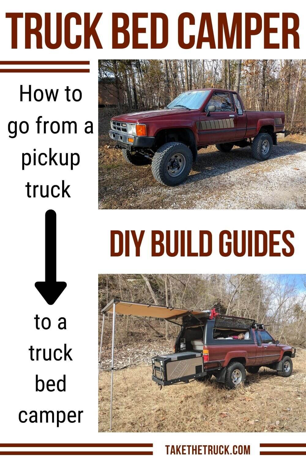 Lots of posts all about how to build a DIY truck camper and budget overland vehicle! From the truck bed camping sleeping platform to overlanding gear to the truck bed camping interior, it’s all here!