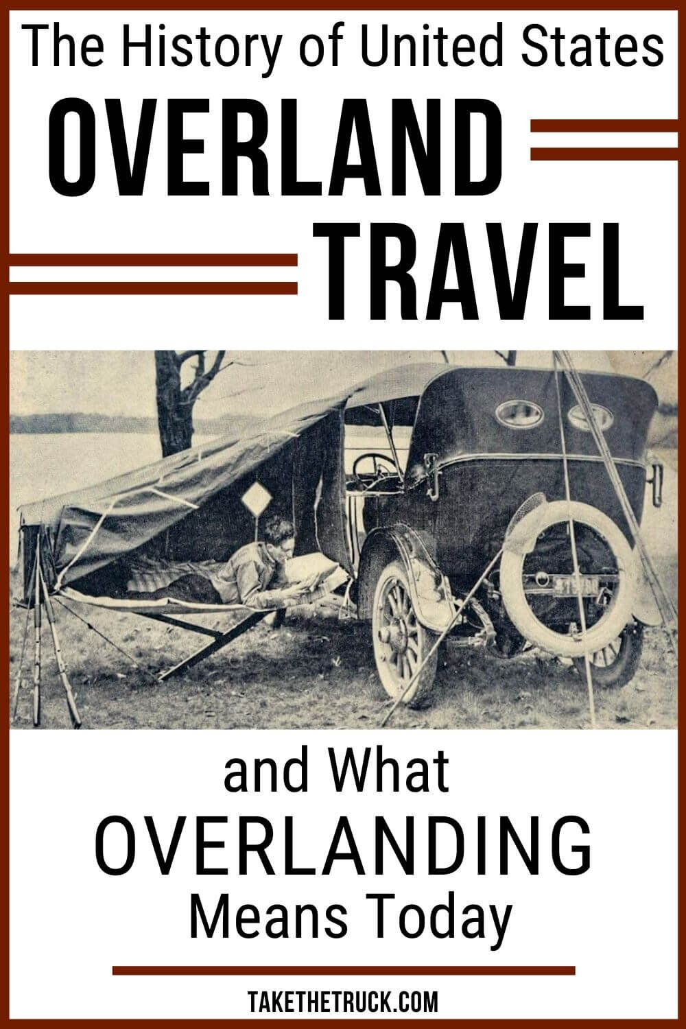 Fun and quick read all about the history of overlanding and overland travel in the U.S. Helps to answer the question, What is overlanding? and gives overlanding basics for beginners.