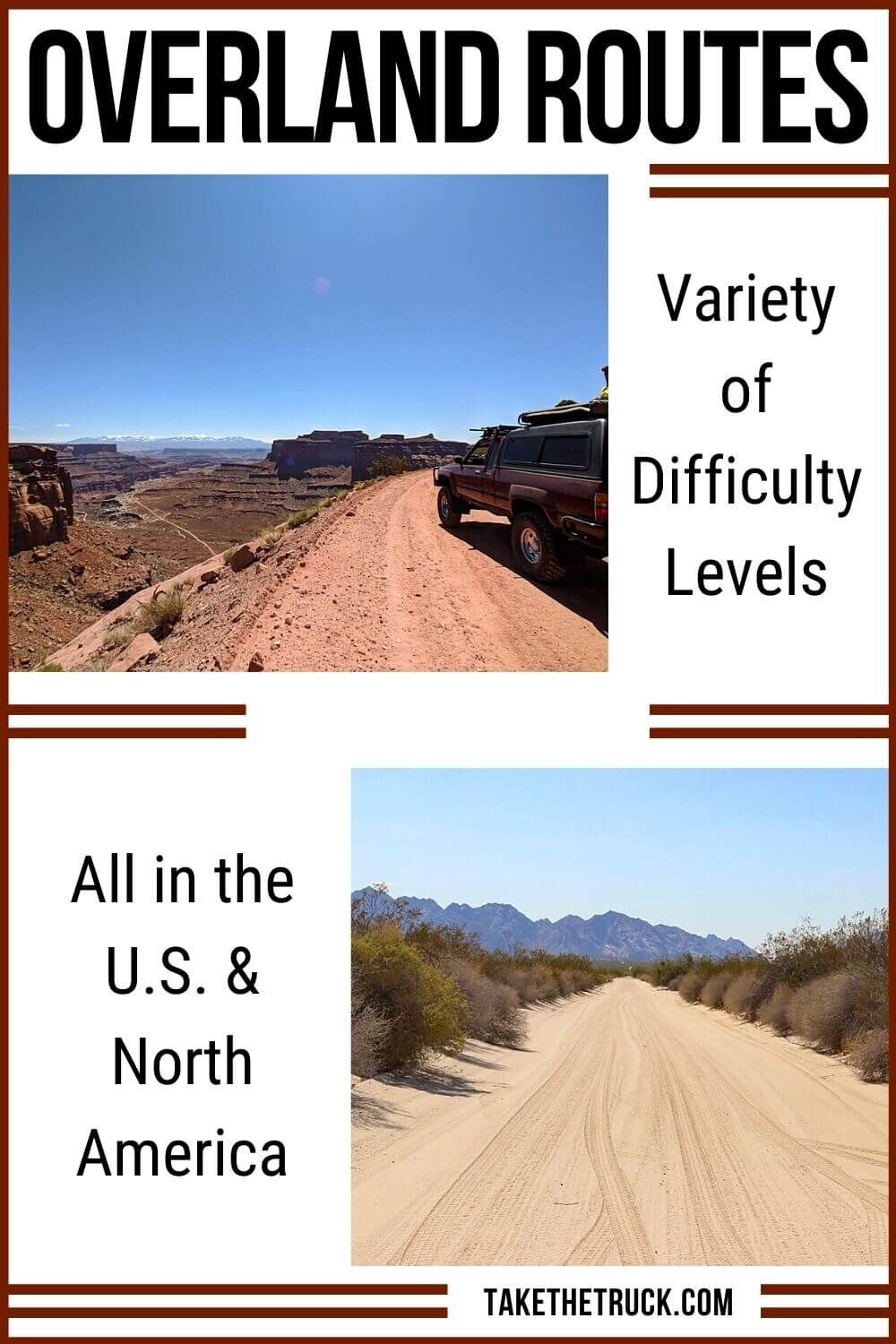 Overlanding routes and off road trails to improve your 4x4 &amp; overland travel skills! From overlanding road trips to difficult overlanding routes &amp; off road trails, there’s something for you!