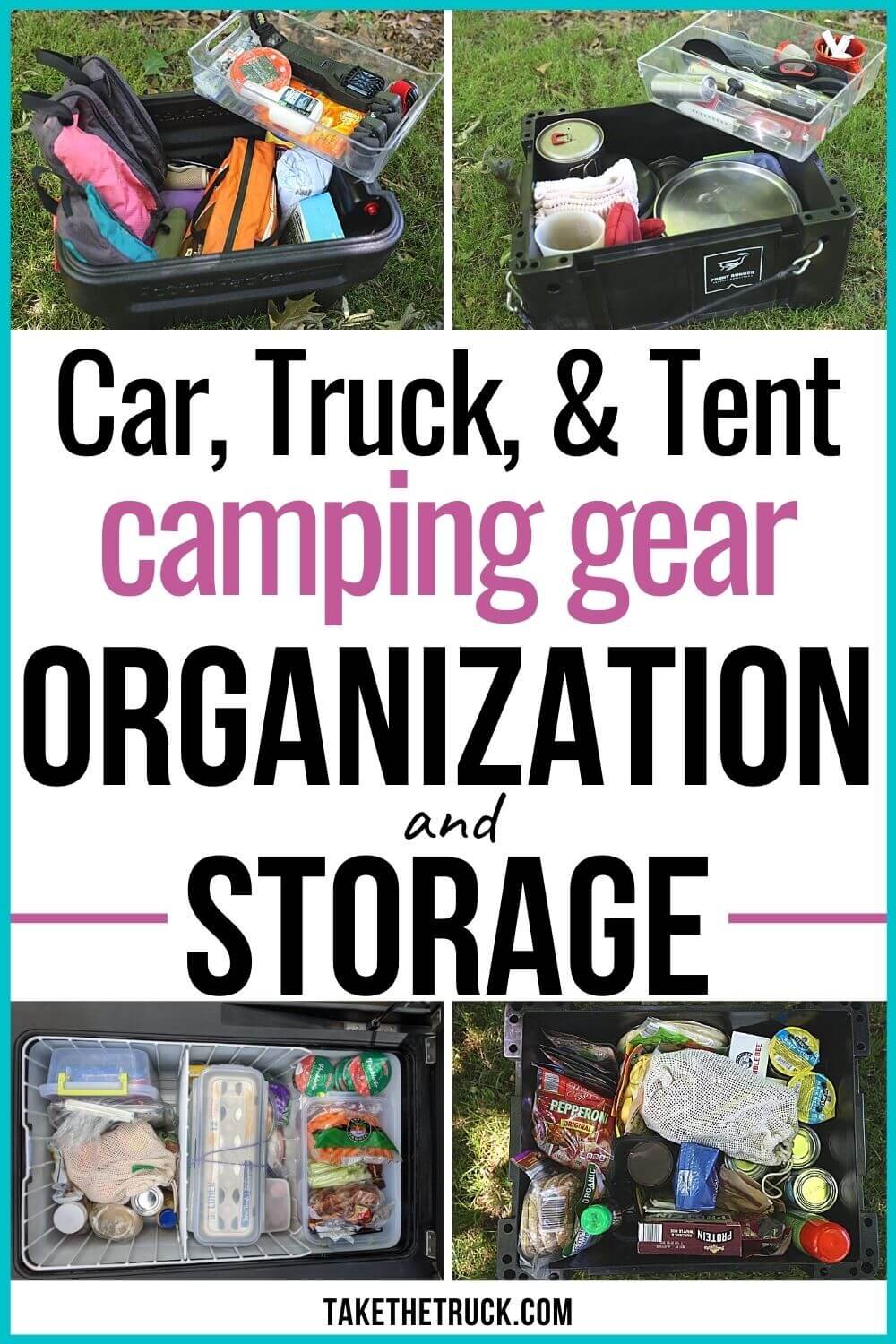 truck camper storage ideas camping gear organization
