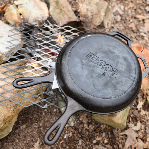 Campfire Skillet 30 cm - Sartén hierro fundido – Camping Sport