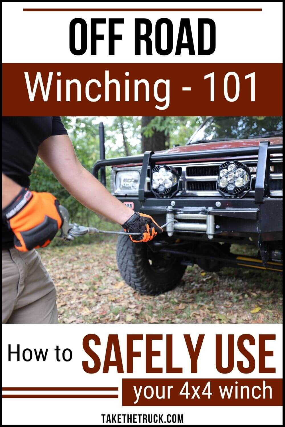 Are you learning how to use a winch? This post can help you choose the best 4x4 winch for your needs, and gives great winching techniques and off road winching recovery tips.