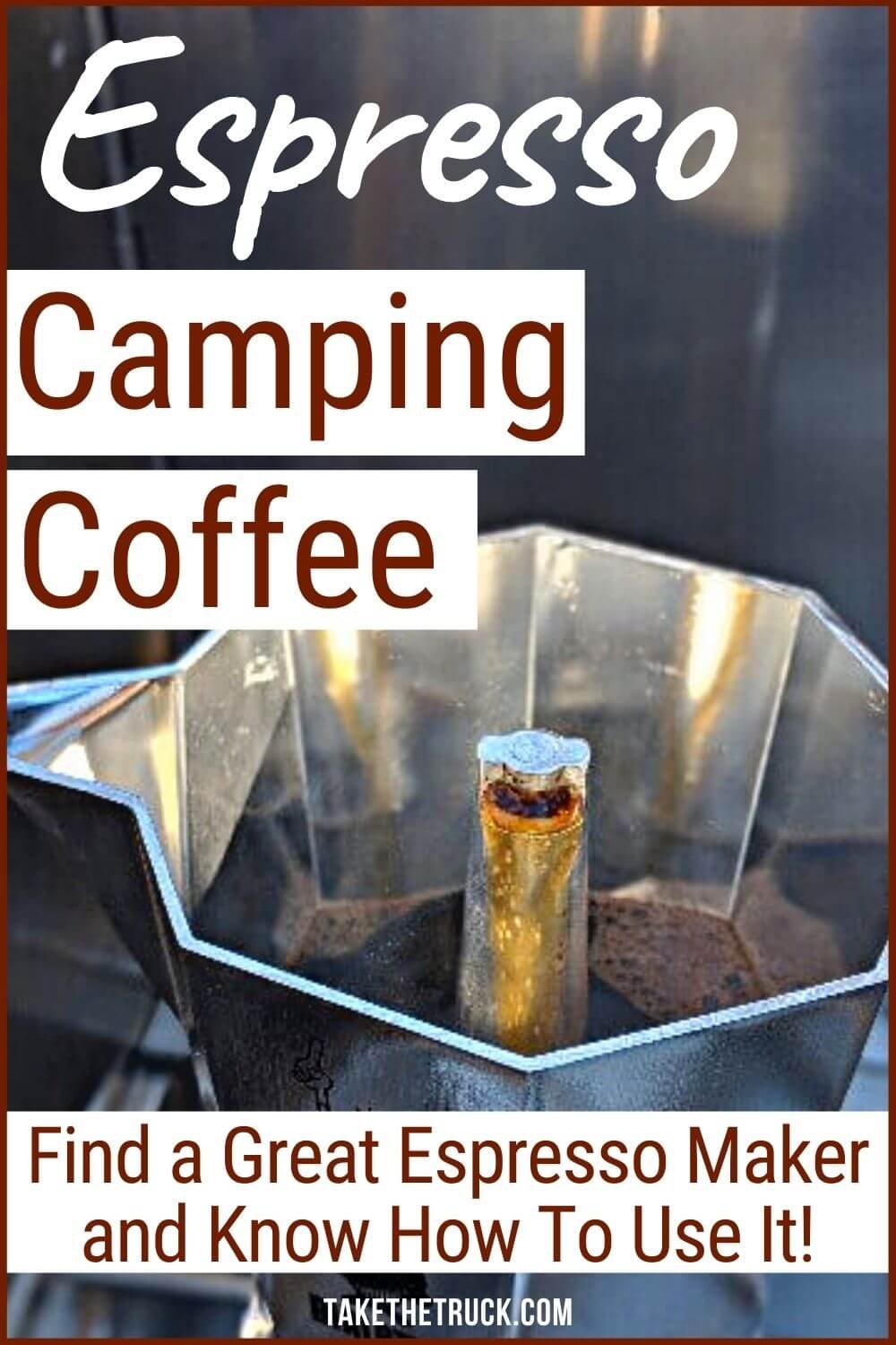 Camping espresso! Read this for recommendations on camping espresso makers or espresso machines for camping, and learn how to use them to make camp espresso while camping!